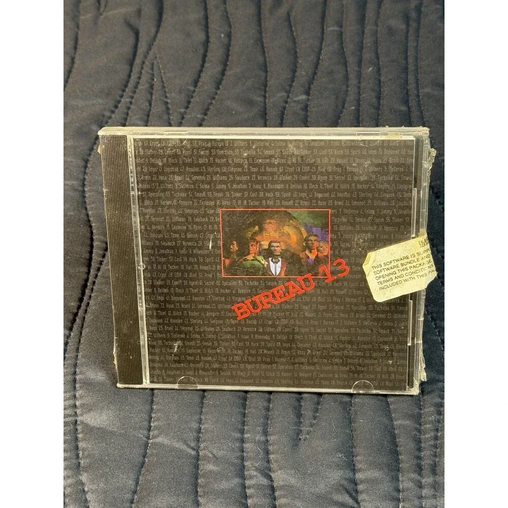 Bureau 13 (PC Game, CD-ROM, For DOS) (Brand New factory sealed) TakeTwo *VINTAGE